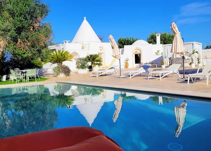 Trullo Il Gelso With Private Salt Water Infinity Pool And Jacuzzi Inside * San Michele Salentino